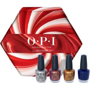 OPI Good Enough To Treat 4 Pack Mini Holiday Set NEW!